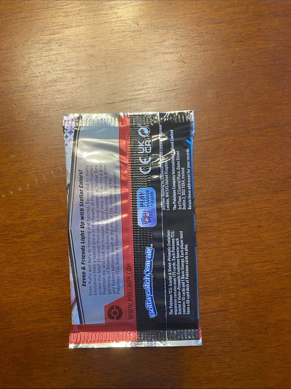 Pokemon Prismatic Evolutions Booster Pack - SEALED, 10 cards